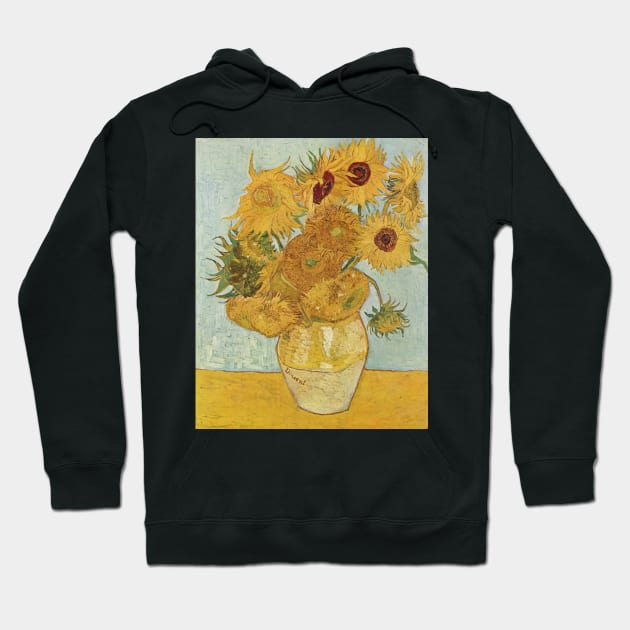 Van gogh sunflower hoodie hotsell